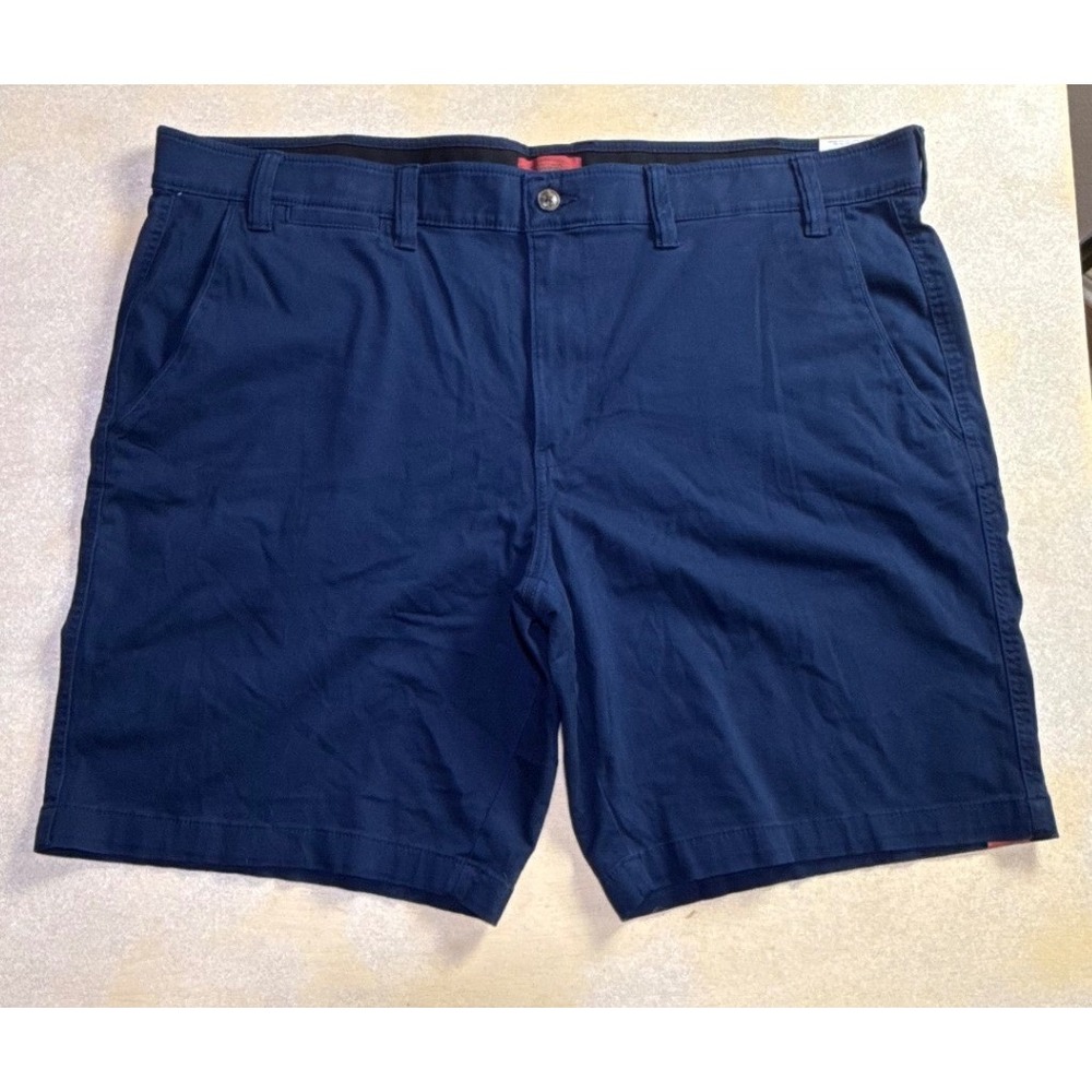 The Foundry Big & Tall Mens 50 Signature Navy Chino Shorts New-2401